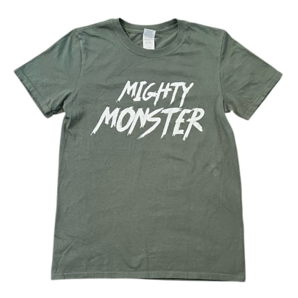 Gildan Olive Mighty Monster Tee GUC